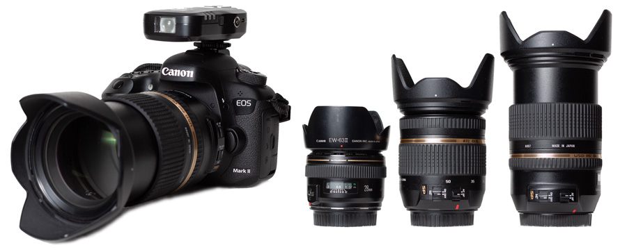 Nous travaillons avec du matériel de la marque CANON