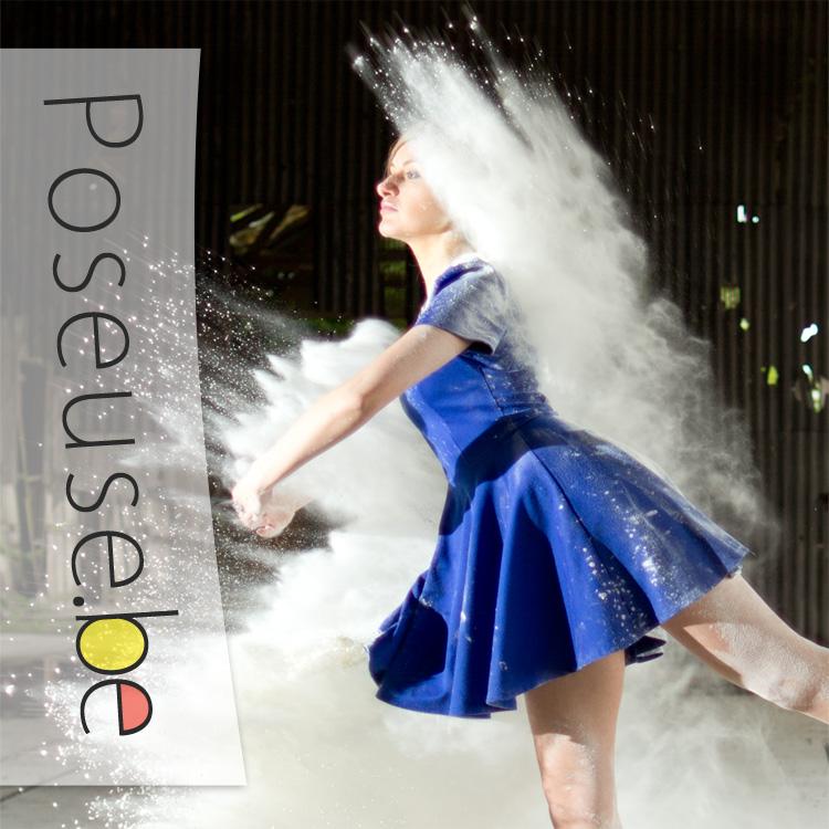 Poseuse.be a organisé un atelier sur le thème Powder photoshoot