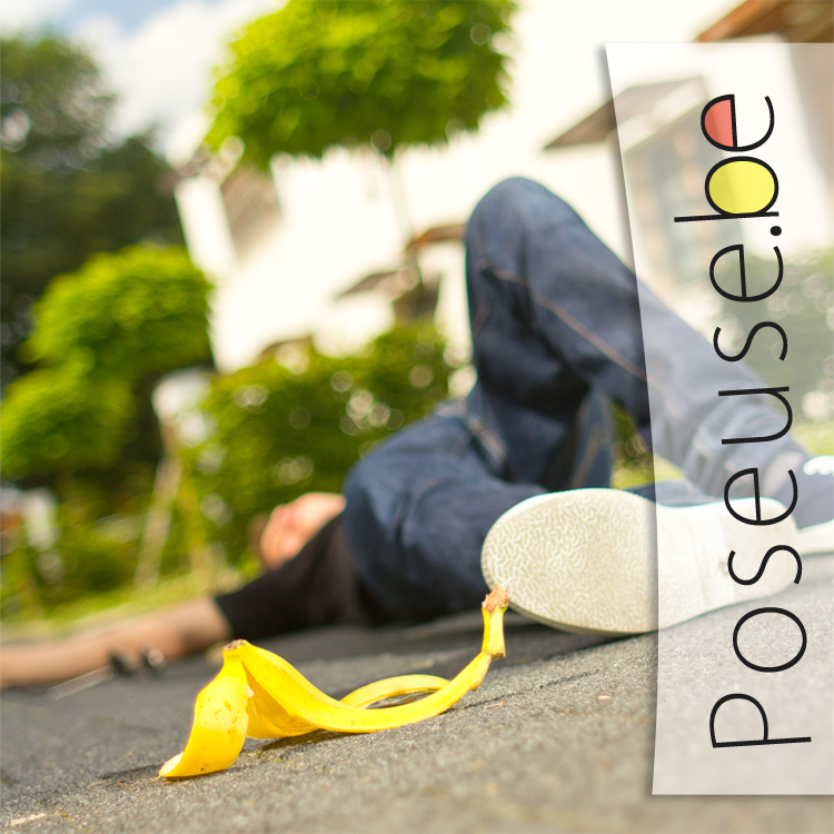 Shooting photo humoristique en plein air à Bruxelles