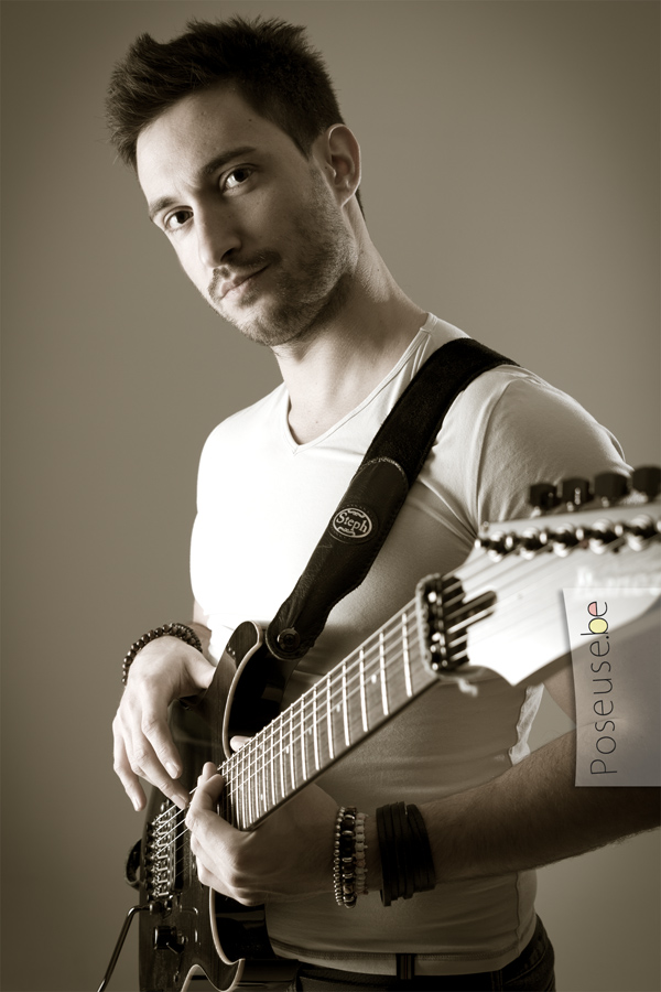 Nos photographes ont réalisé les visuels en studio pour un musicien