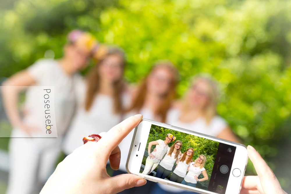 Une idée de photo originale à l'occasion d'un EVJF à Bruxelles